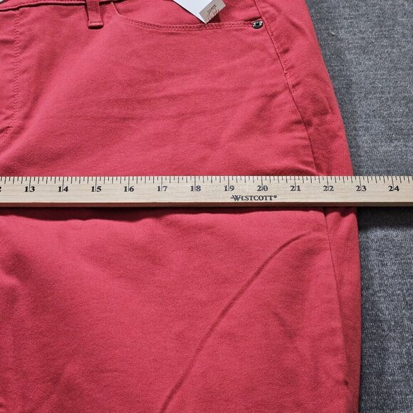 Talbots Jeggings Womens 18W Berry Pink Ankle Length Slimming High Rise Stretch - Picture 9 of 16